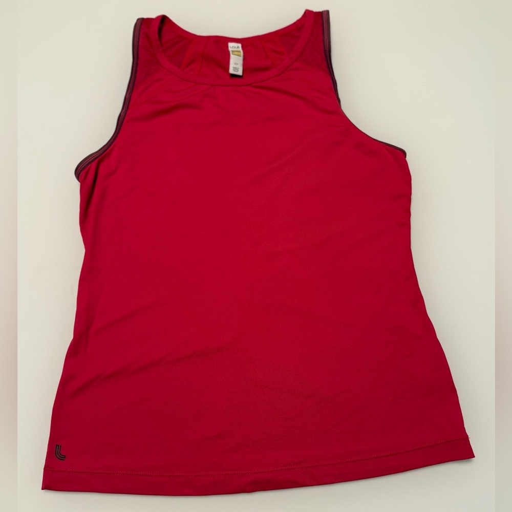 🩷 Lolë Women’s Fuchsia Vibrant Pink Athletic Tank Top Size Small - Picture 8 of 9